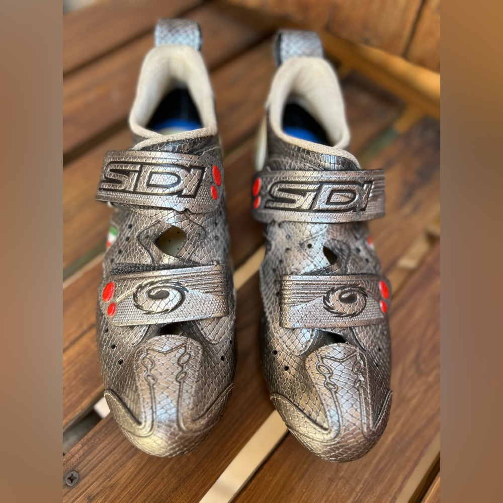 T2 carcon mamba silver snake triathlon Cycling Shoes - Size 7.5 men /9.5 W - Picture 3 of 16